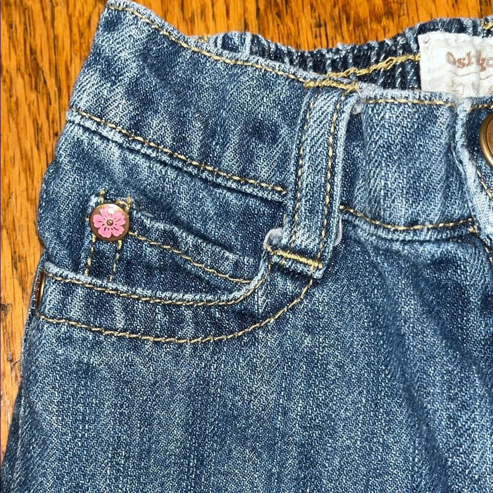 OshKosh B'gosh Classic Girls Blue Denim Jeans Size 18 Months